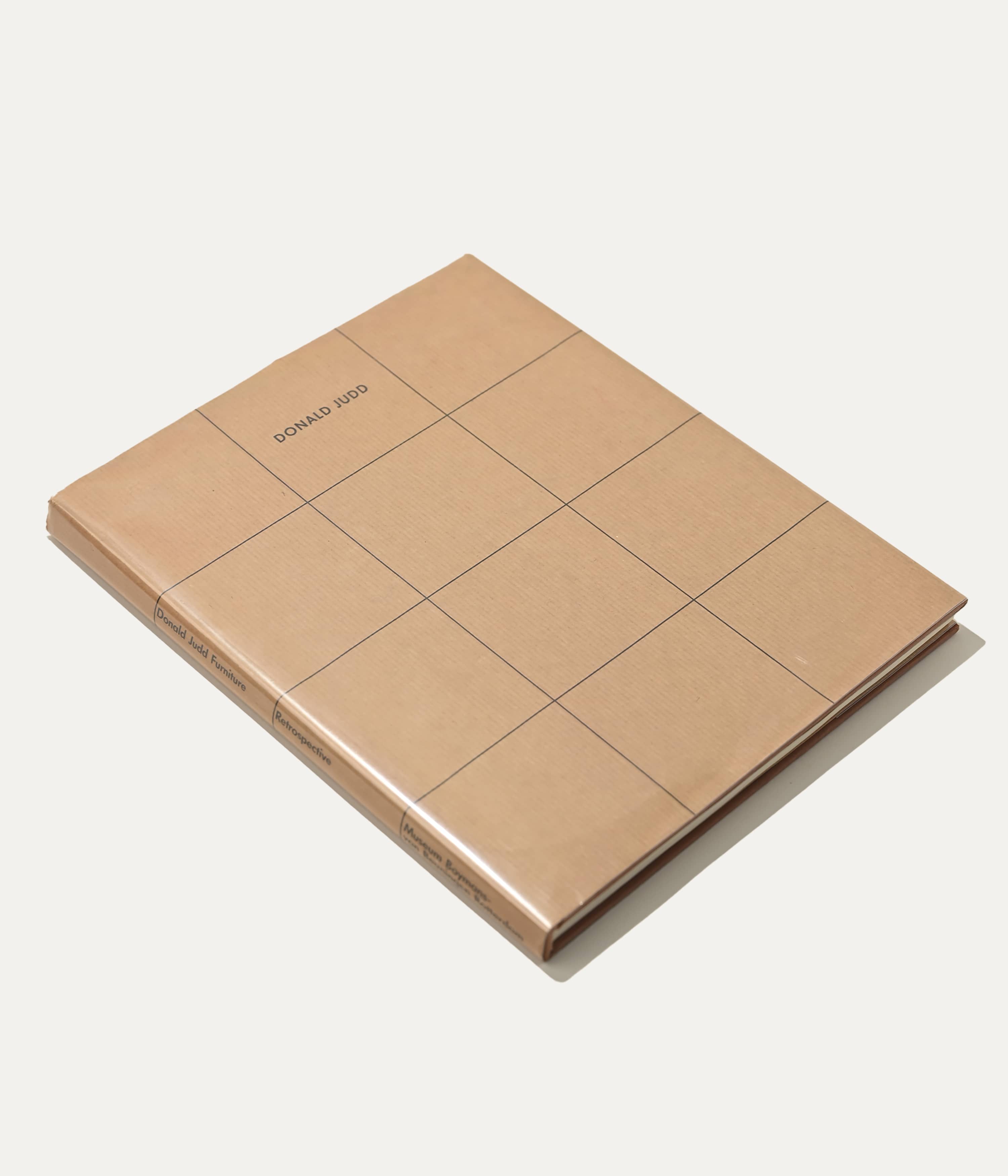 Donald Judd Furniture Retrospective (hardcover), Museum