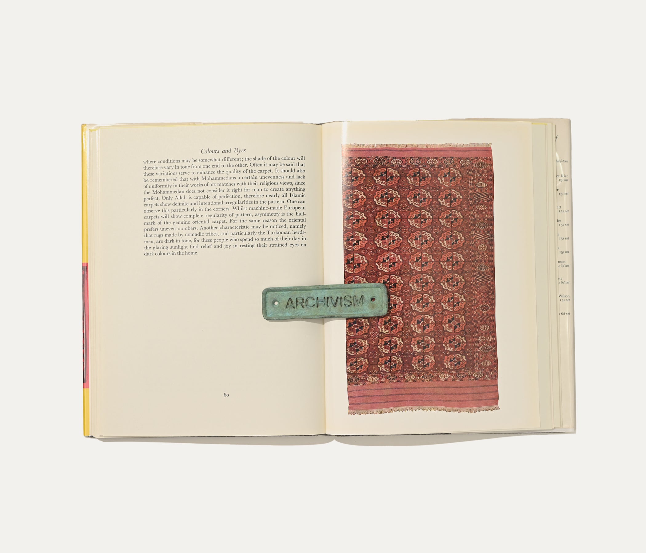 Oriental Rugs, An Illustrated Guide, 1985 – ARCHIVISM
